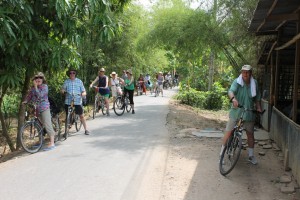 Cycling near the Mekong