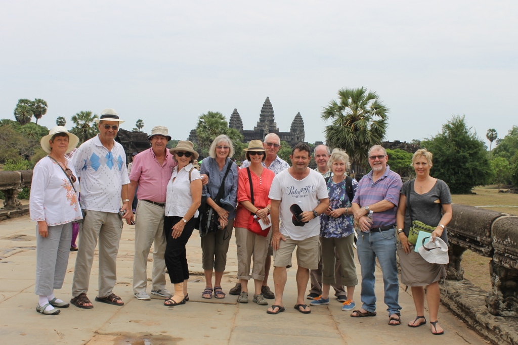 The group at Angkor Wat